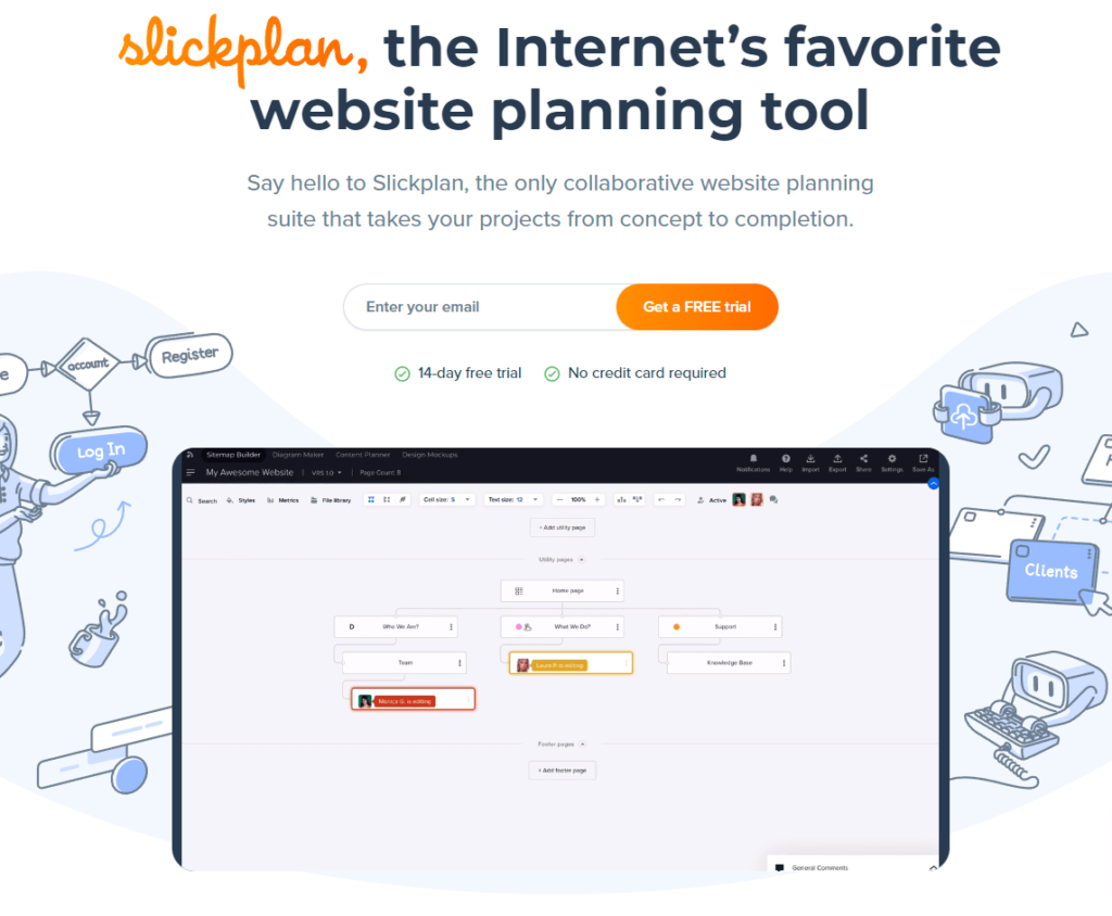 Slickplan - idea organizer software app
