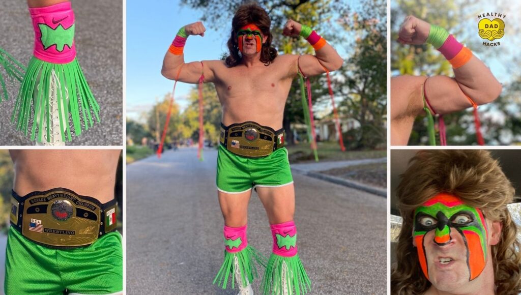 Details of The Ultimate Warrior homemade costume