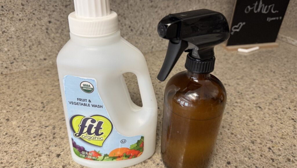 Best Organic Fruit and Veggie Wash - Fit Organic - Spray Bottle
