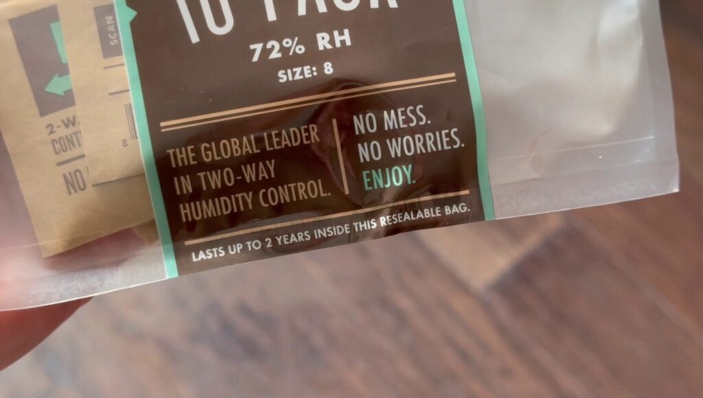 Best humidity moisture packs for cigars Boveda - 2 year expiration within provided bag