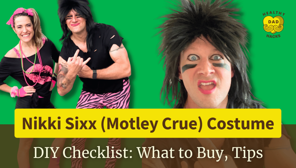 Nikki Sixx Motley Crue costume DIY homemade