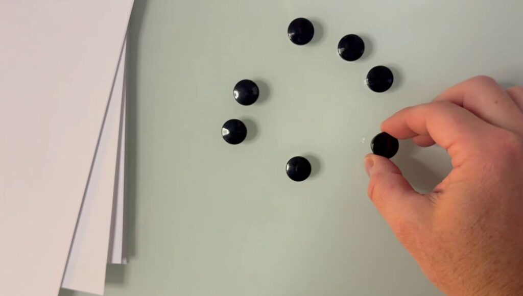 Alternate magnets for Quartet magnetic glass whiteboard - BoldPurple Rare Earth