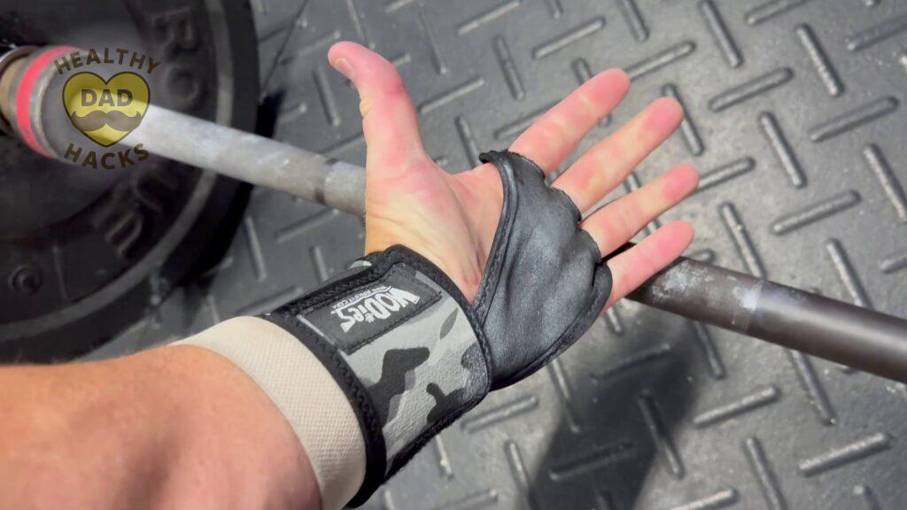 Best Crossfit grips gloves - JerkFit WODies - barbell work