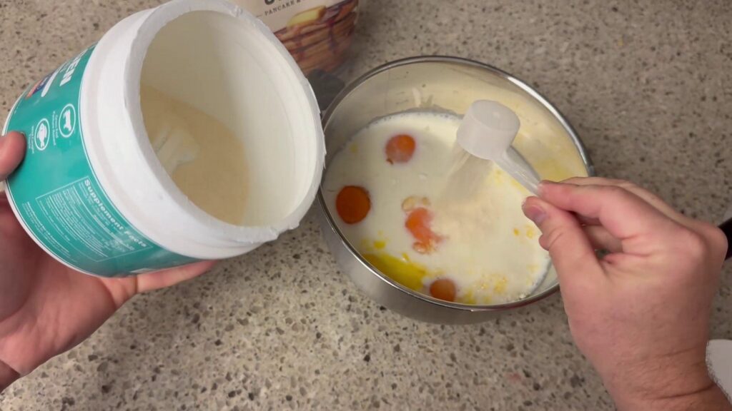 Best Gluten Free Pancake Mix - Bob's Red Mill - adding in collagen protein