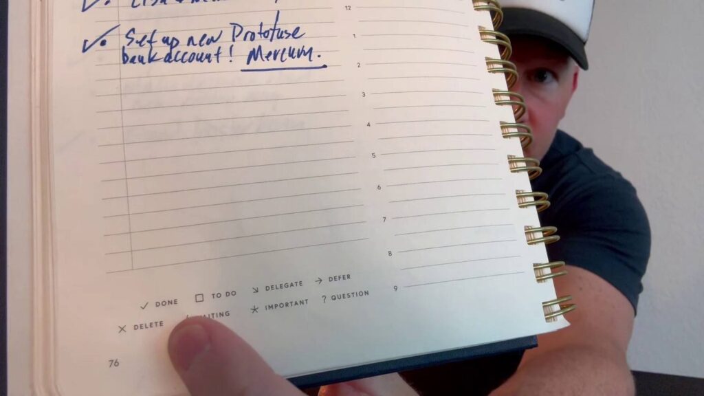 Review of the Full Focus Planner by Michael Hyatt - task designations/labels