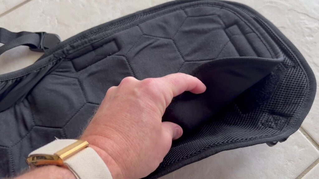 Wolf Tactical Mens Baby Carrier Review - interior padding