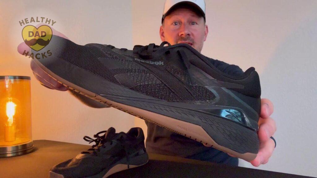 Reebok Nano X5 Mens Shoe review by a CrossFit Dad - full shoe view