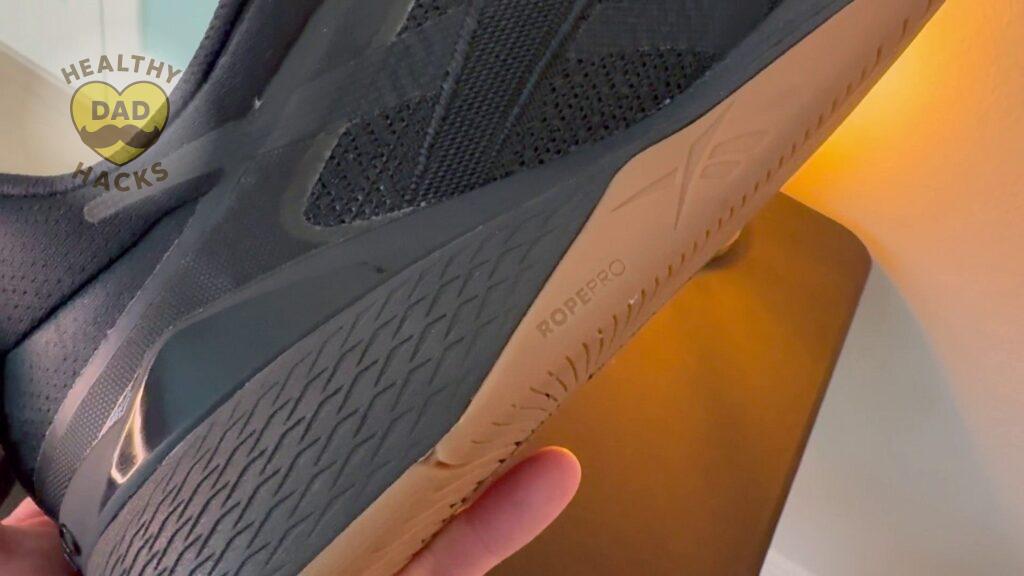 Reebok Nano X5 Mens Shoe review by a CrossFit Dad - heel support