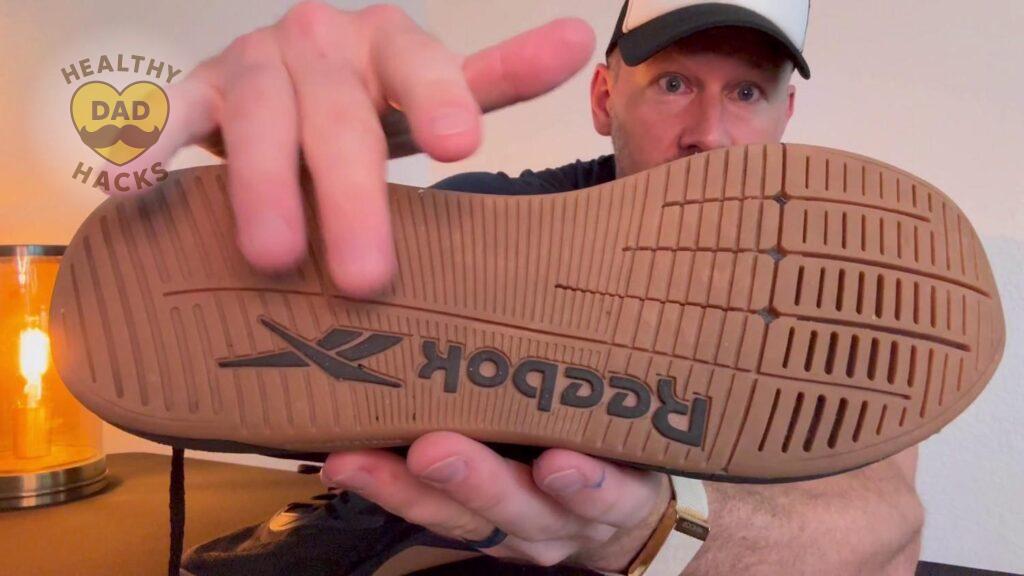 Reebok Nano X5 Mens Shoe review by a CrossFit Dad - bottom traction