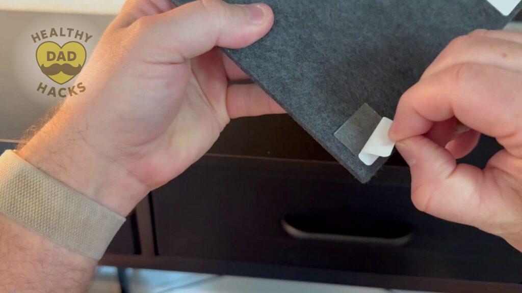 Best Cork Board Wall Tiles - WallHero product review - install step 2