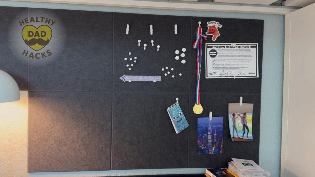 Best Cork Board Wall Tiles - WallHero product review - wall of tiles