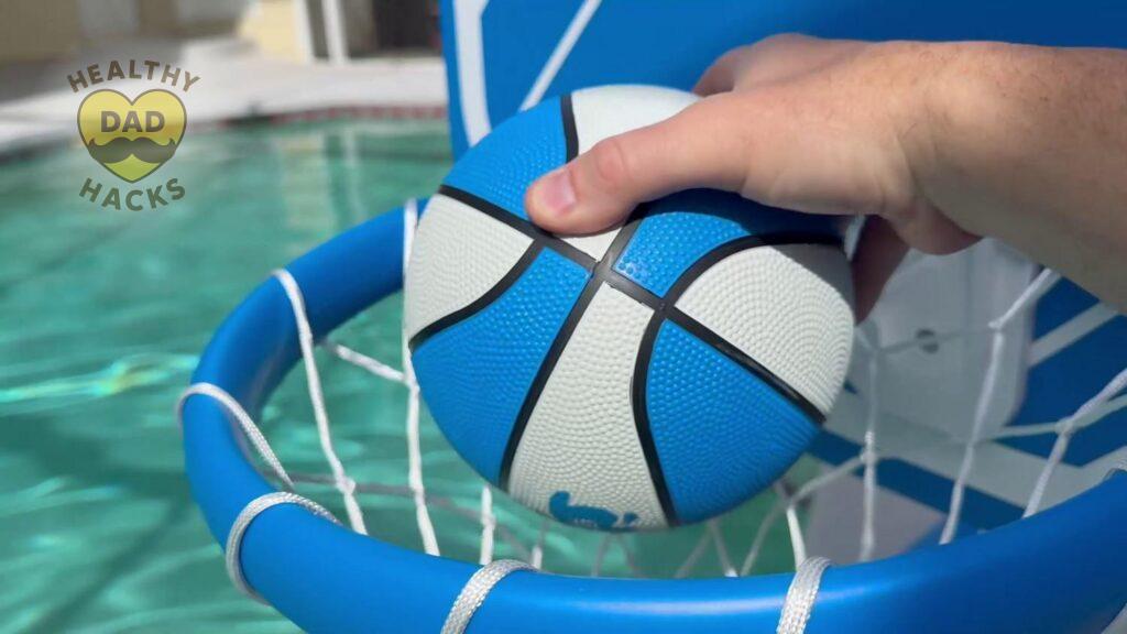 Best swimming pool basketball hoop - GoSports Splash Hoop PRO review - rim size