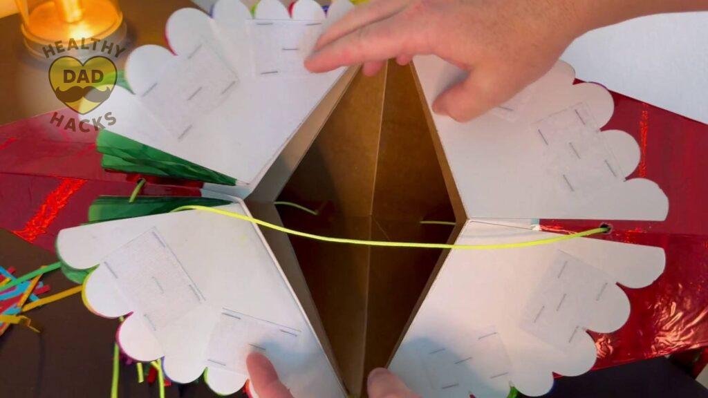 velcro to close - Strong birthday piñata for adults and kids - Mexican star piñata review