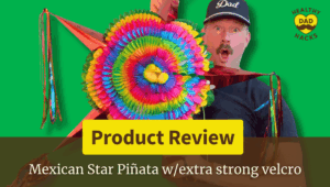Strong birthday piñata for adults and kids - Mexican star piñata review