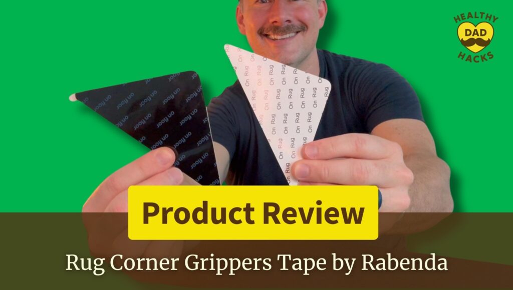How to keep rugs from sliding - Rabenda corner rug tape grippers review