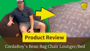 CordaRoy’s Bean Bag Review with Bed/Lounger