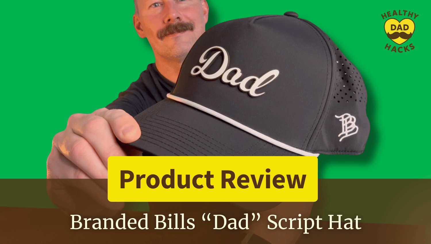 Dad Script Hat Branded Bills Hat Review: The