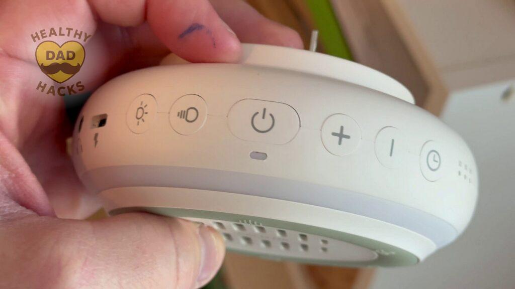 Calm Me Sound Machine for Baby and Adults no power top controls