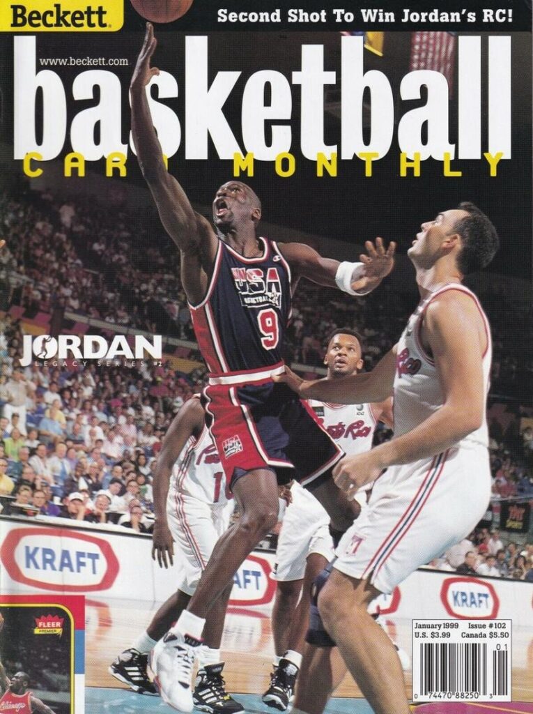 Beckett Basketball - Issue #102 - Jordan - January 1999