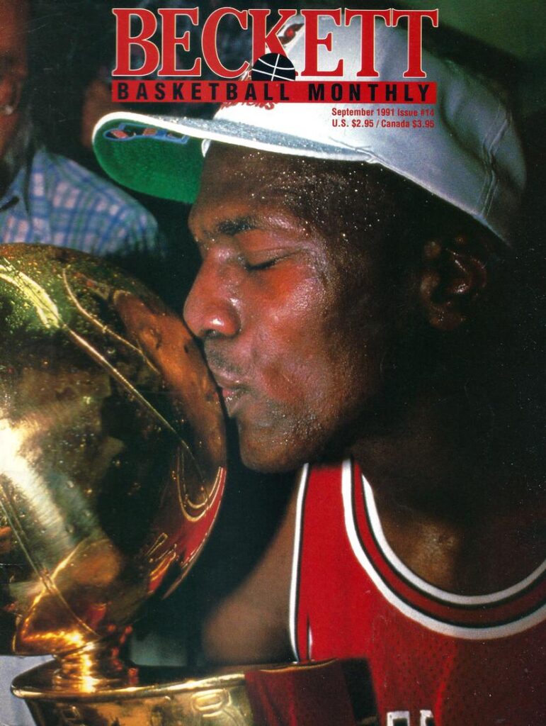 Beckett Basketball - Issue #14 - Jordan - September 1991