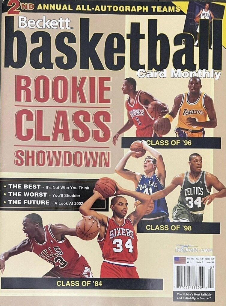 Beckett Basketball - Issue #144 - Jordan - July 2002