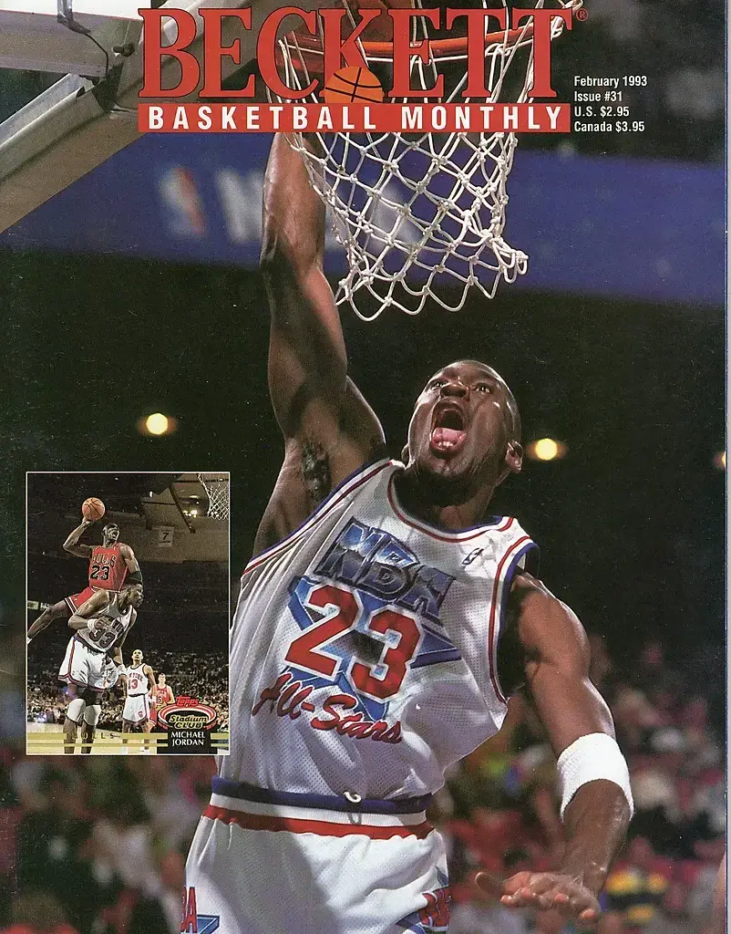 Beckett Basketball - Issue #31 - Jordan - February 1993