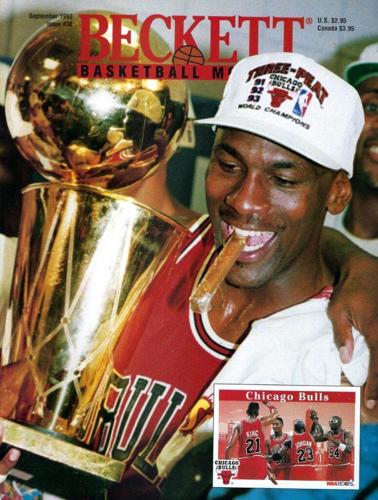 Beckett Basketball - Issue #38 - Jordan - September 1993