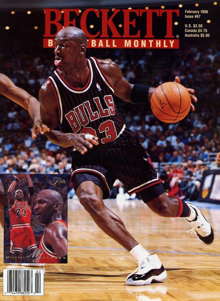 Beckett Basketball - Issue #67 - Jordan - February 1996