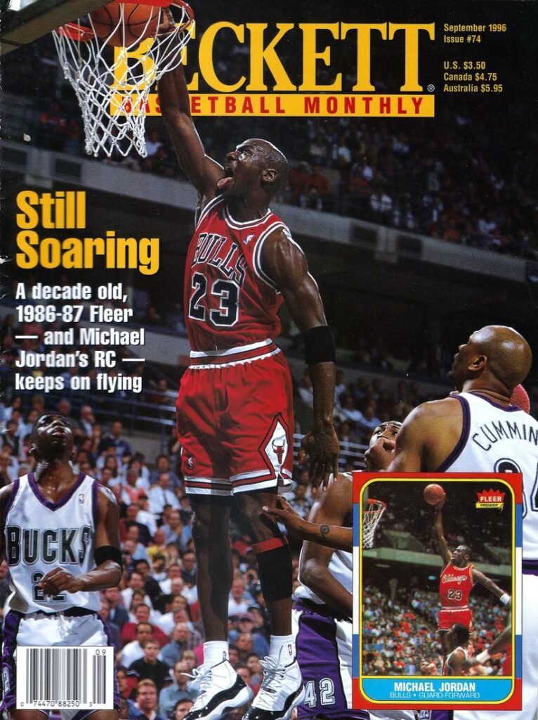 Beckett Basketball - Issue #74 - Jordan - September 1996