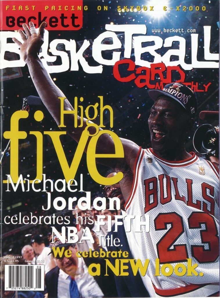 Beckett Basketball - Issue #85 - Jordan - August 1997