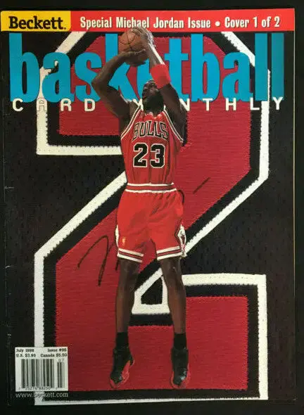 Beckett Basketball - Issue #96 - Jordan - July 1998