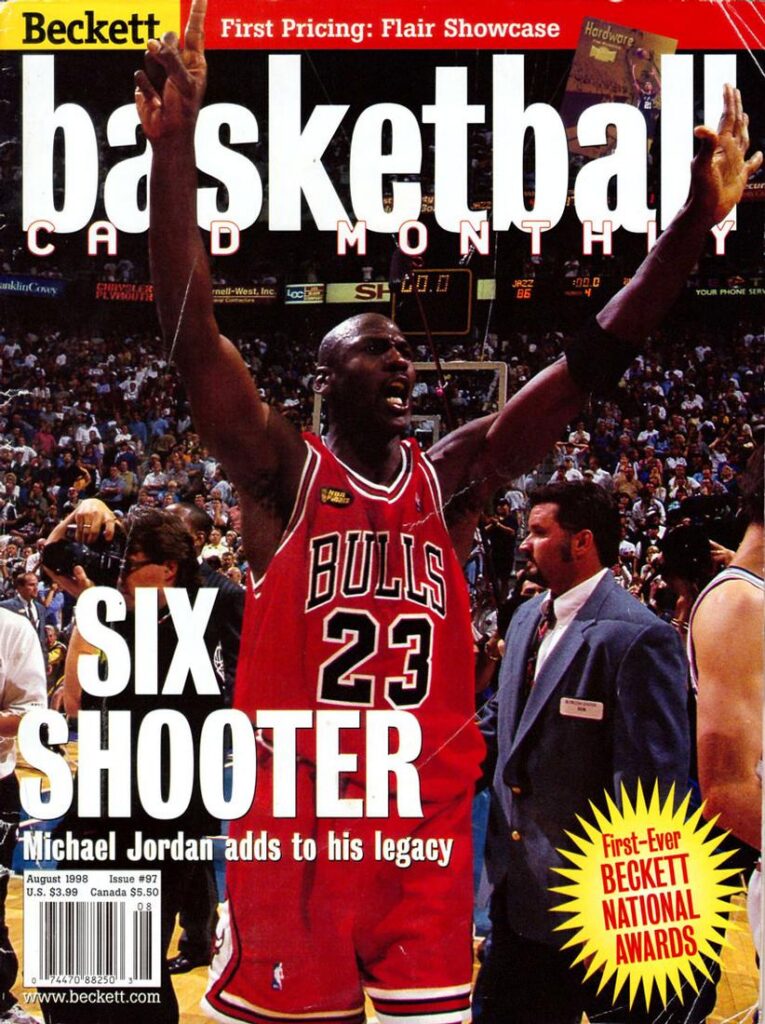 Beckett Basketball - Issue #97 - Jordan - August 1998